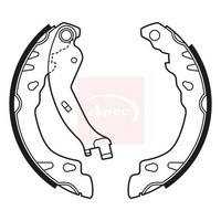 Fiat Panda 169 2003 Hintere Bremsbacken SHU689