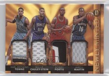 2015 Panini Gold Standard 2/25 Bobby Portis Karl-Anthony Towns Jarell Martin fm0