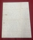 1861 Engagenent with 30,000 Rebels 700 Dead Lee Richmond Civil War Letter