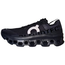 Image of On Running Cloudmonster Trainers Black Size U.K. 8.5 EUR 42.5 Brand New 61.99025