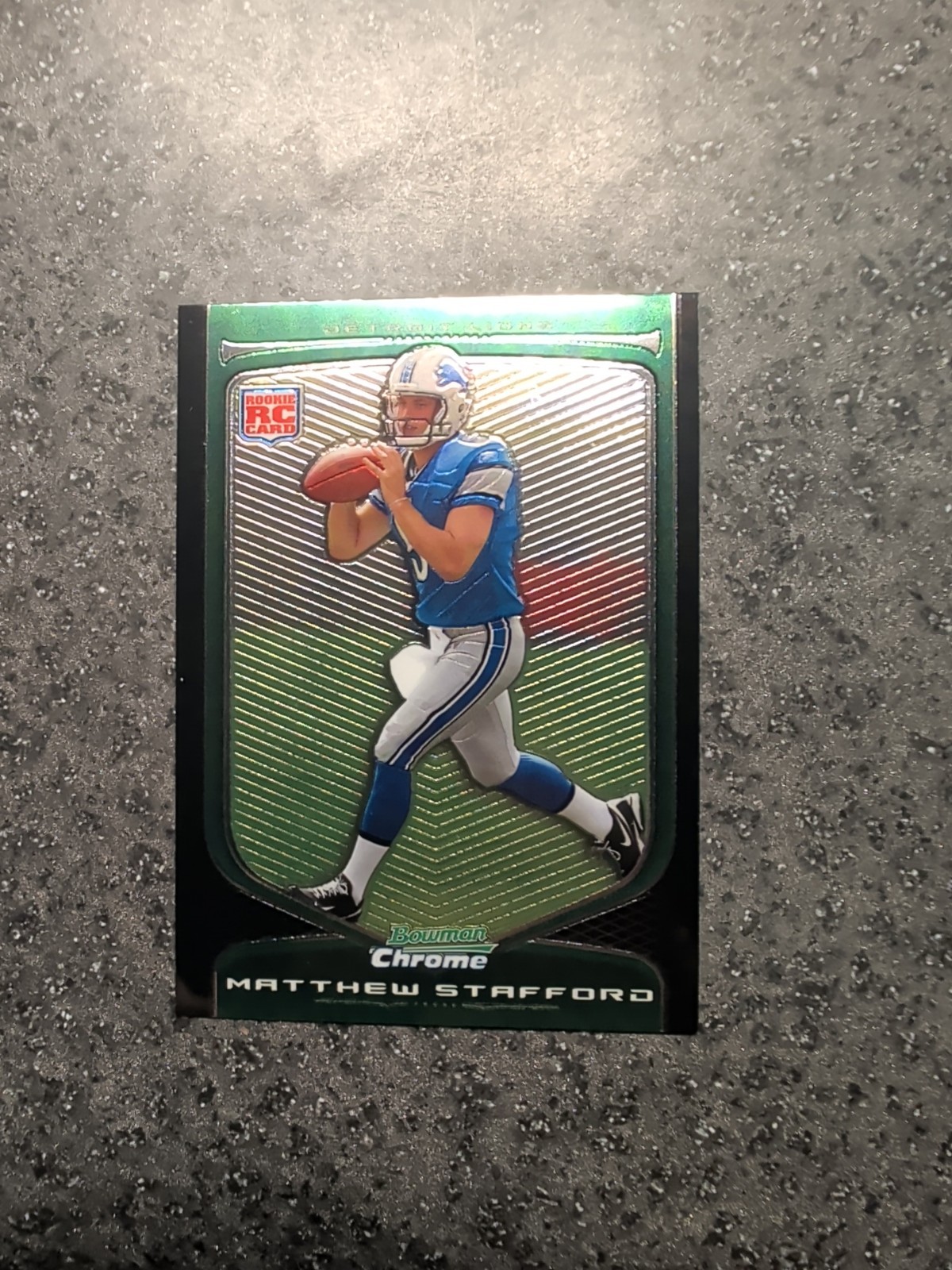 2009 Bowman Chrome Matthew Stafford RC #111 Los Angeles Rams Lions Rookie MVP