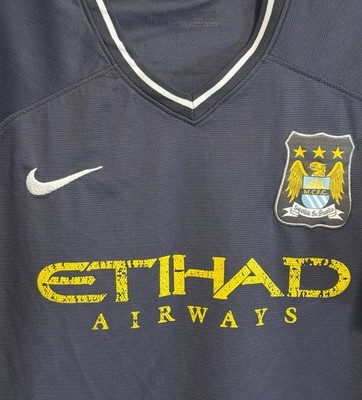Nike Manchester City Etihad Airways Soccer Jersey Sz Medium | eBay