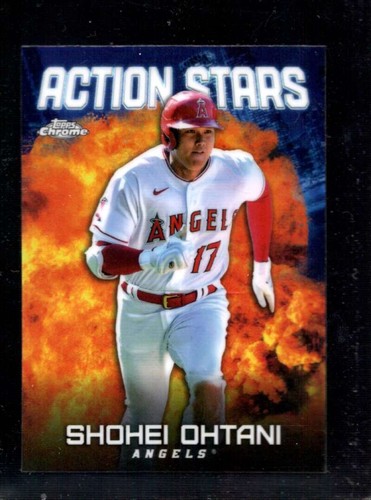 2023 Topps Chrome Update Action Stars Refractor #ASC-4 Shohei Ohtani NMMT Angels