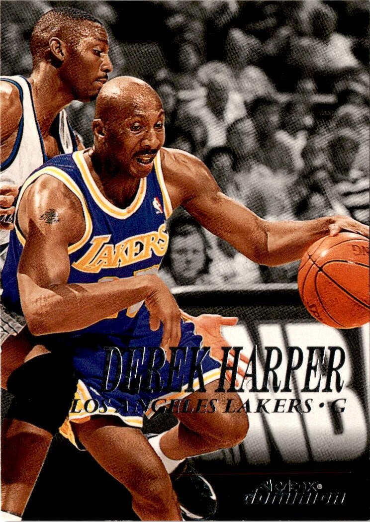 1999-00 SkyBox Dominion #77 Derek Harper Los Angeles Lakers