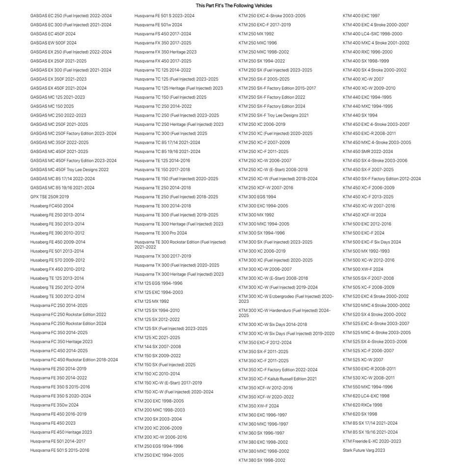 Tusk Solid Typhoon Mud Brake Rotor, Rear For HUSQVARNA FE 350 S - Image 3 of 4