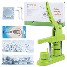 MK.Bear Button Maker Machine 32mm 1.25 in for DIY Gift,Installation-Free Pin