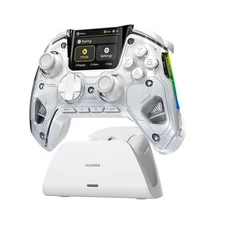 ManbaOne Interactive Screen Wireless Gaming Controller w/Charging Dock