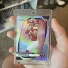 2024 Panini Prizm Jayden Daniels #347 Silver Prizm RC Washington Commanders
