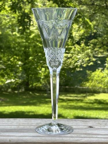 VTG WATERFORD CRYSTAL Millennium Series 2000 PEACE Pattern Toasting Flute