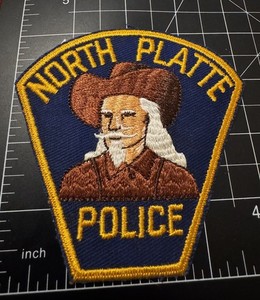 Historic North Platte Nebraska Wild Bill Cheesecloth Patch