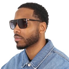 Carrera Grey Shaded Browline Unisex Sunglasses CARRERA 1048/S 0086/9O 58