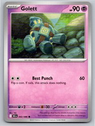Golett 042/086 Scarlet & Violet: Black Bolt Common