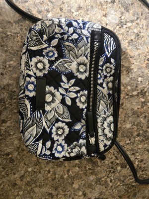 NEW VERA BRADLEY Carson  Crossbody Bag Snow Lotus Floral Used Great Shape