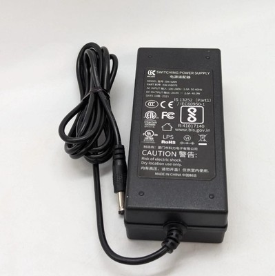 Netzteil Adapter Kabel 24V 2A AC DC 48W für LED Licht Drucker CCTV Monitor