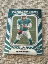 Panini 2025 Donruss Optic Primary Colors Quinn Ewers #9 Rookie Dolphins
