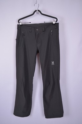 Mens Haglofs Col Dark Grey Stretch Softshell Pants Size M Outdoor Hiking