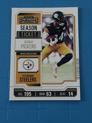 George Pickens 2023 Panini Contenders Season Ticket #82 Steelers