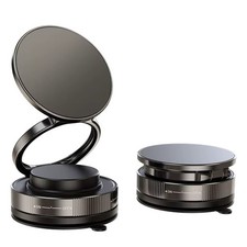 Magnetic Vacuum Adsorption Dashboard Phone Holder Mount, Adjustable Angle, Black