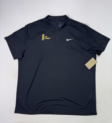 Nike Court Men 2XL Dri-Fit Victory Blade Polo Golf Shirt NBA Cup Trophy NWT