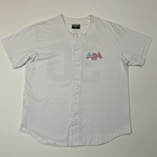 Camiseta de béisbol Marshmello para hombre talla XL blanca EDM música electrónica Mellogang