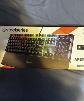 Steelseries Apex Pro Full Size Wired Keyboard Used With Box