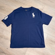 Polo Ralph Lauren Kids Navy Blue Big Pony T Shirt Size XLarge XL 18-20