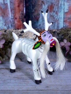 Day of the Dead Alebrije Deer Nagual Shapeshifter Handmade Mexico Folk Art Sm Sz