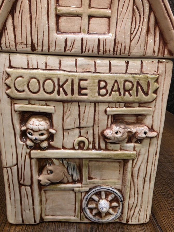 Vintage 1970s Cookie Barn Cookie Jar with animals - Image 4 of 4