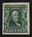 CKStamps: US Stamps Collection Scott#314 1c Franklin Mint H OG