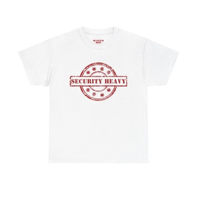 Security Heavy Stamp Tee   Courtroom Edition Quantum Drip  Unisex Heavy Cotton 