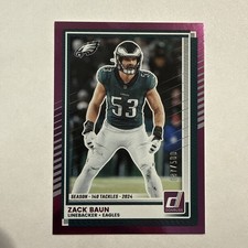 2025 Panini Donruss Purple STAT LINE /500 Zack Baun #264