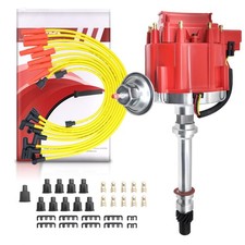 MAS Performance HEI Distributor  Wiring set 65K Coil Compatible with Chevy 3...