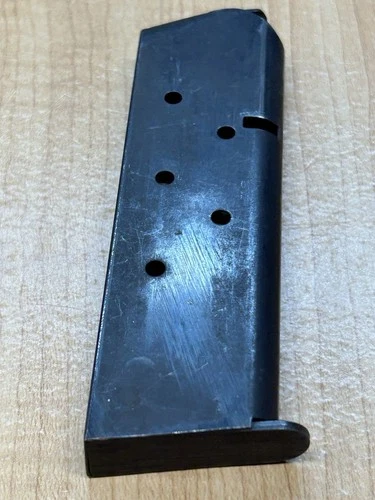 Vintage Colt 45 ACP Magazine 1950-1970 Vintage Blued 1950’s No Drain Hole