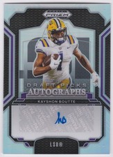 2025 PANINI PRIZM DRAFT PICKS KAYSHON BOUTTE PRIZM DRAFT PICKS AUTO