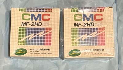 CMC Vintage Double Sided Floppy 3.5'' Formatted 1.2MB Sealed