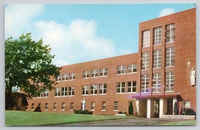 St. Francis College Biddeford Maine Curteichcolor Postcard 1950s