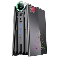 KAMRUI Gaming MINI PC 4K UHD AMD Ryzen 7 5700U 16GB RAM 512GB SSD ROM WiFi/BT 