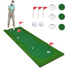 10 x 3.3 FT Golf Putting Green Professional Golf Training Mat w/ 2 Golf Balls