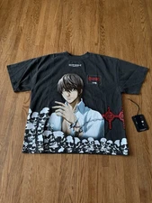 Civil Regime x Death Note Light Side By Side Tee Shirt Men’s Medium NWT