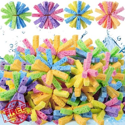 Blueweenly 60 Pcs Reusable Water Sponge Balls for Outdoor Water Balloons Kids...