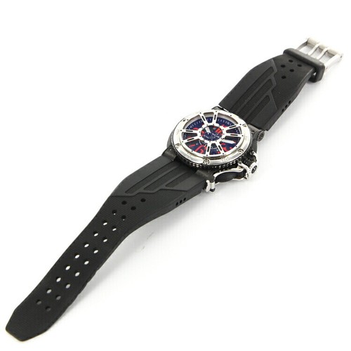 Aquanautic King Sub Commander Wristwatch Automatic Rubber Calendar Skeleton - Picture 8 of 10