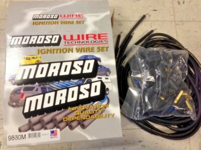 Moroso Mag-Tune Universal Spark Plug Wires Kit HEI 90 Degree (Unassembled)