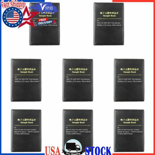 0201 0805 1206 0402 0603 1% SMD SMT Chip Resistor 170 Values Sample Book DIY US