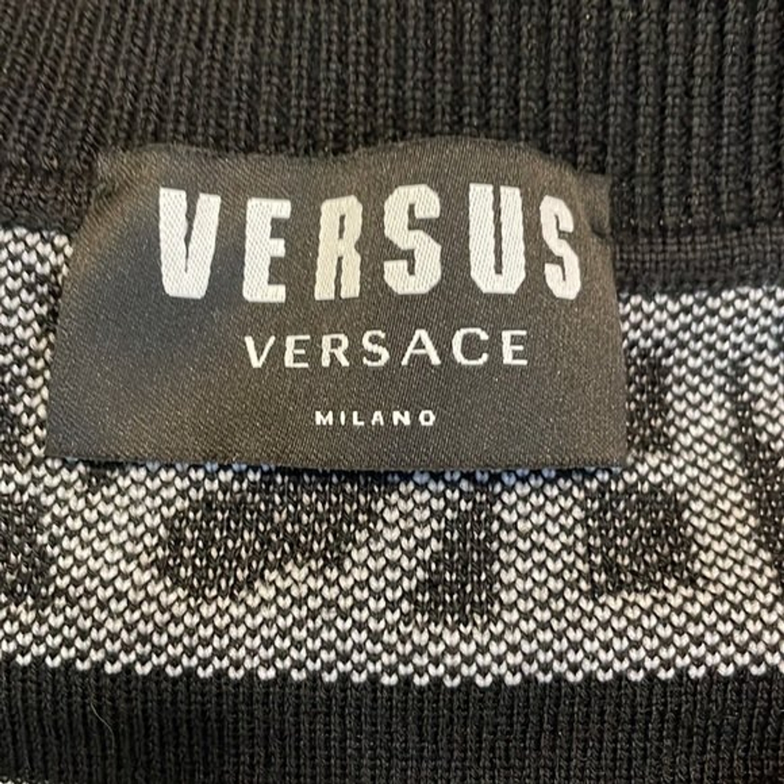 NWOT Versace Versus collection all over logo sweater size -48 image 8