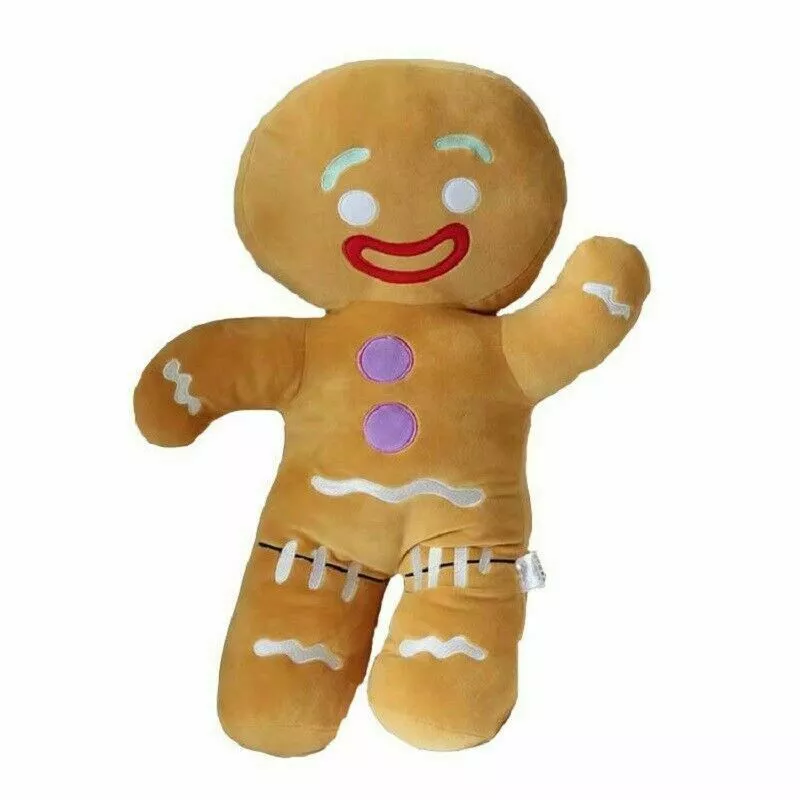 Shrek Adventure Gingerbread Man Gingy Plush Toy Soft Stuffed