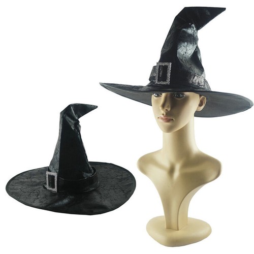 Leather Witch Wizard Hats Party Headgear Halloween Party Props Cosplay Costu-YA - Picture 3 of 8