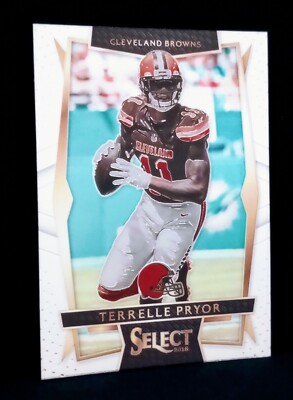 2016 panini select cleveland browns terrelle pryor football trading