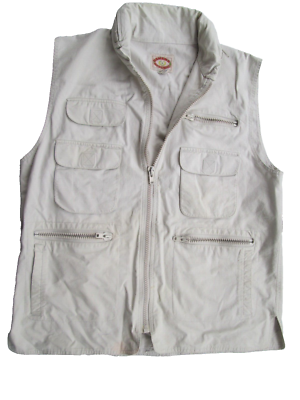 ばなな Vintage Banana Republic Cotton Safari Photography Vest 9 pockets