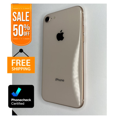 Apple iPhone 8 64GB 128GB Unlocked Verizon 4G T-Mobile Gold/Gray LTE 