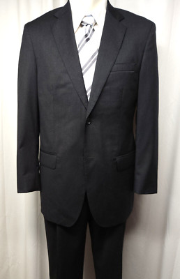 JOSEPH & FEISS GOLD Charcoal Suit 40R